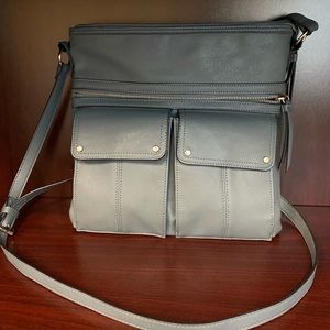 naturalizer large crossbody light blue